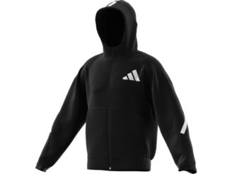 Felpa Tecnica adidas con zip e Cappuccio
